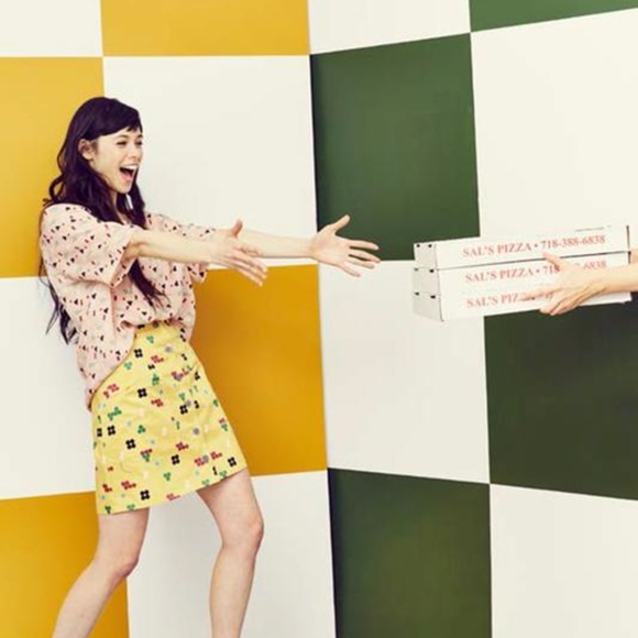 Dusen Dusen Silk Pink Five Dot Collared S/S Shirt - Picture 6 of 6